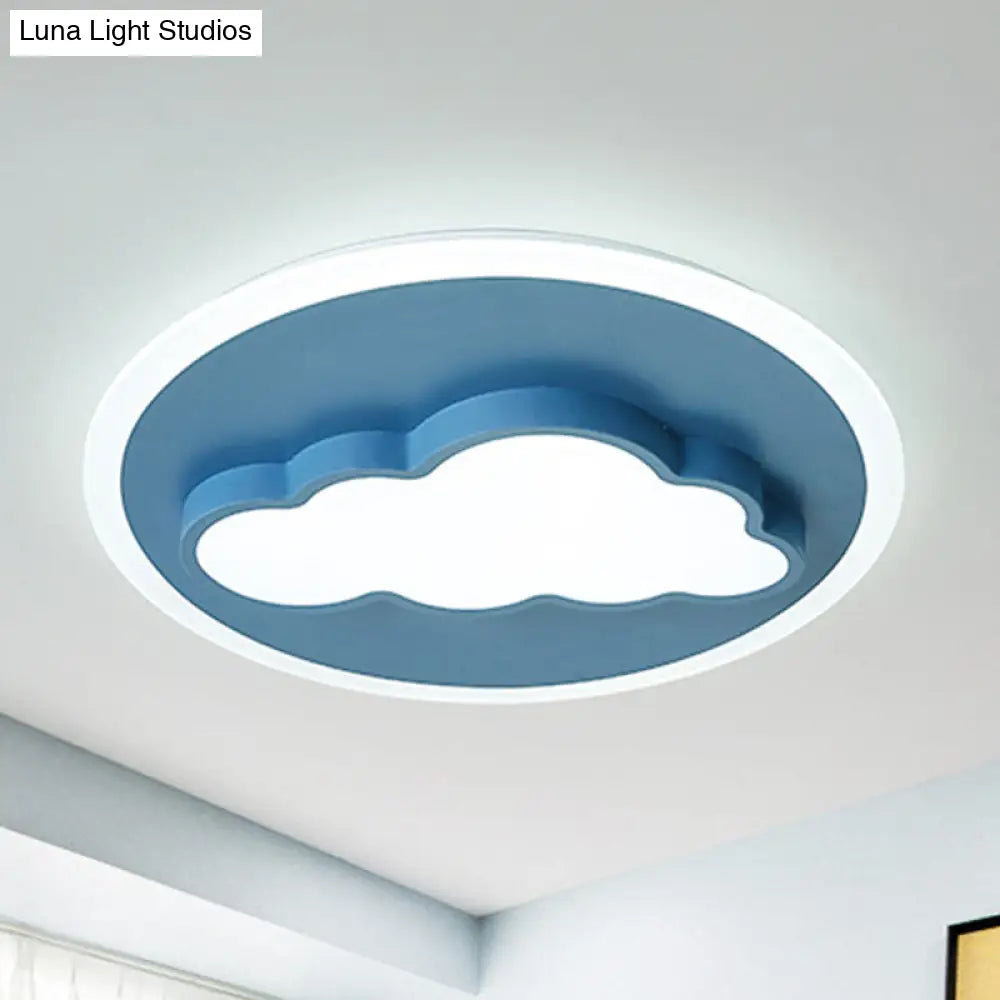 DecorBites™ DecorBites™ Nordic Cloud Metal Ceiling Lamp - Flush Mount for Child's Bedroom