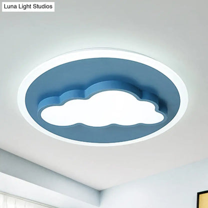 DecorBites™ DecorBites™ Nordic Cloud Metal Ceiling Lamp - Flush Mount for Child's Bedroom