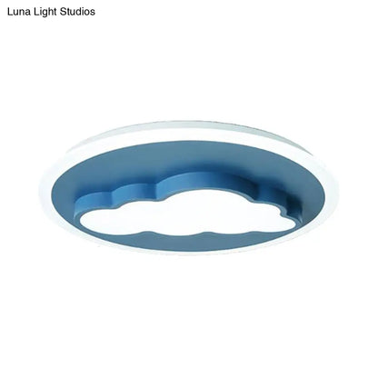 DecorBites™ DecorBites™ Nordic Cloud Metal Ceiling Lamp - Flush Mount for Child's Bedroom
