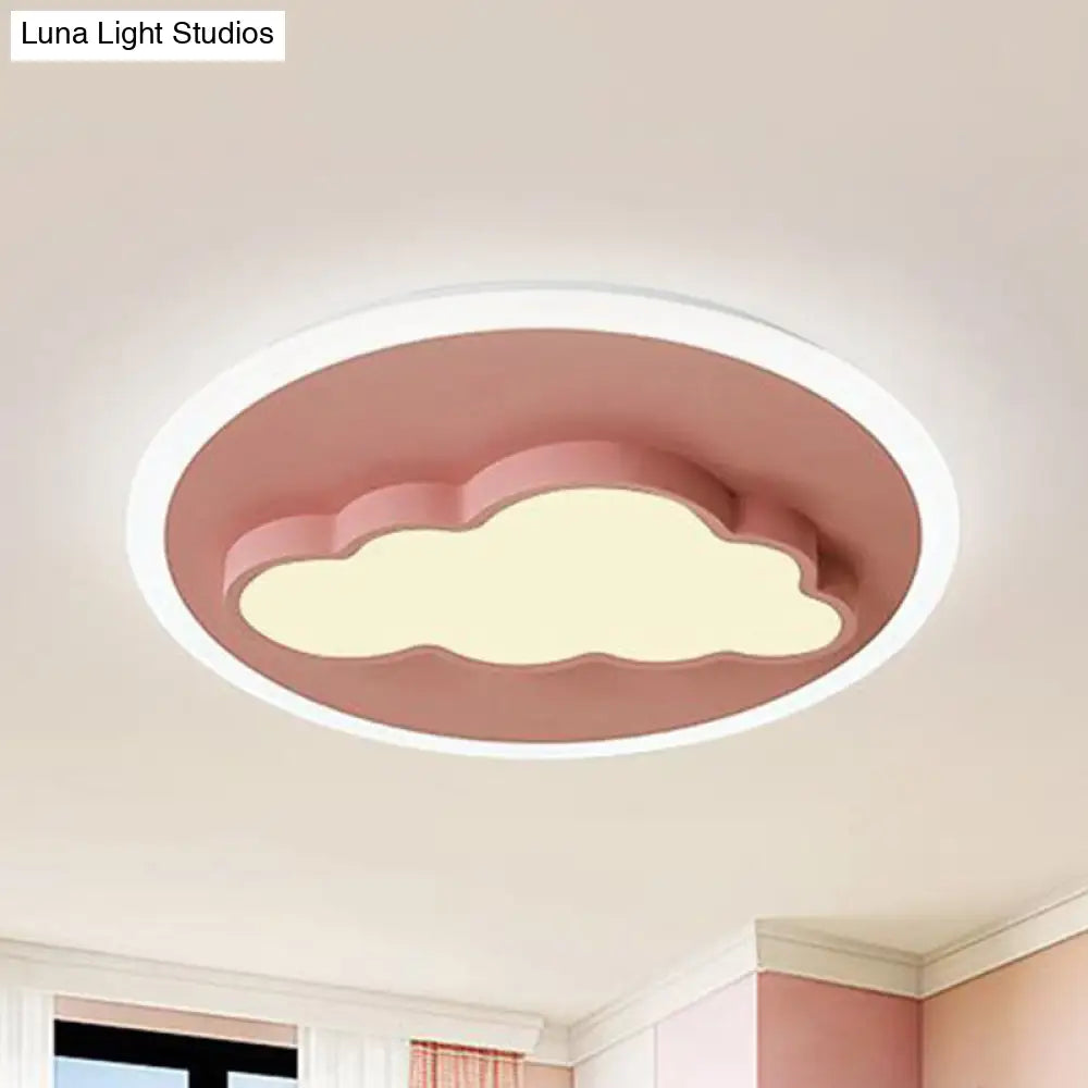 DecorBites™ DecorBites™ Nordic Cloud Metal Ceiling Lamp - Flush Mount for Child's Bedroom