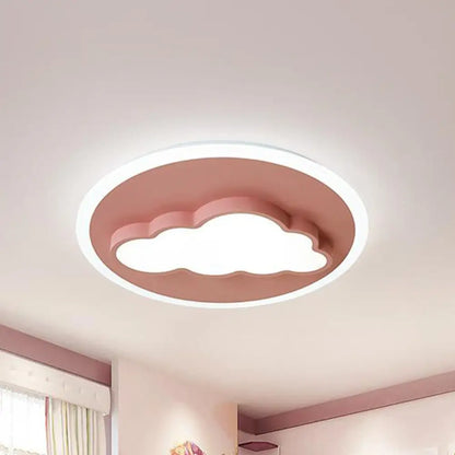DecorBites™ DecorBites™ Nordic Cloud Metal Ceiling Lamp - Flush Mount for Child's Bedroom
