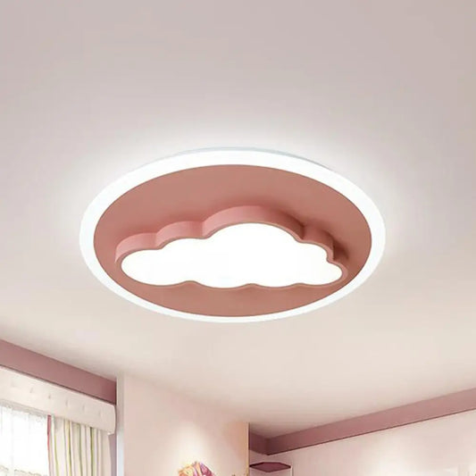 DecorBites™ DecorBites™ Nordic Cloud Metal Ceiling Lamp - Flush Mount for Child's Bedroom