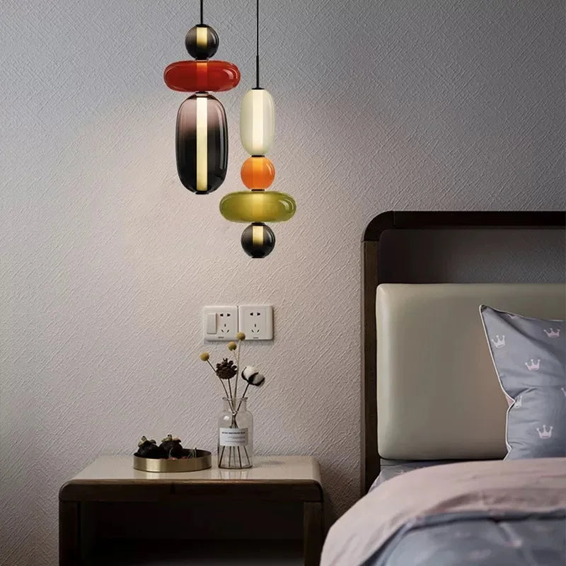 Nordic Colored Glass Pendant Light - Decorbites