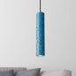 Nordic Concrete Tube Pendant Lighting - 1 Light Black/White/Yellow Suspension