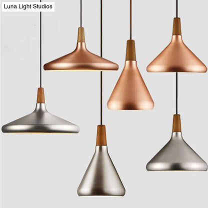 Nordic Conical Metal Suspension Pendant Light for Dining Room - Modern & Stylish Design