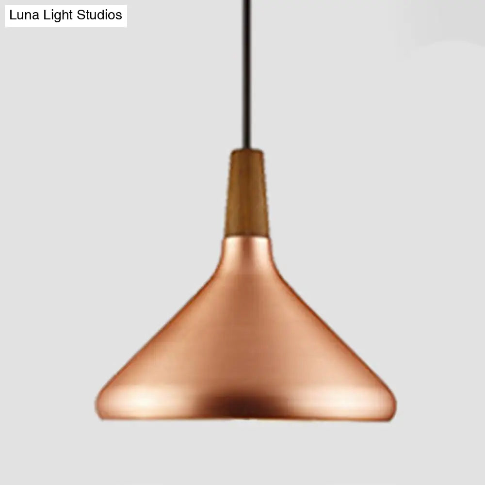 Nordic Conical Metal Suspension Pendant Light for Dining Room - Modern & Stylish Design