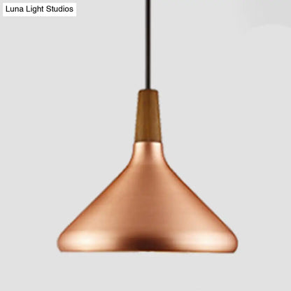 Nordic Conical Metal Suspension Pendant Light for Dining Room - Modern & Stylish Design