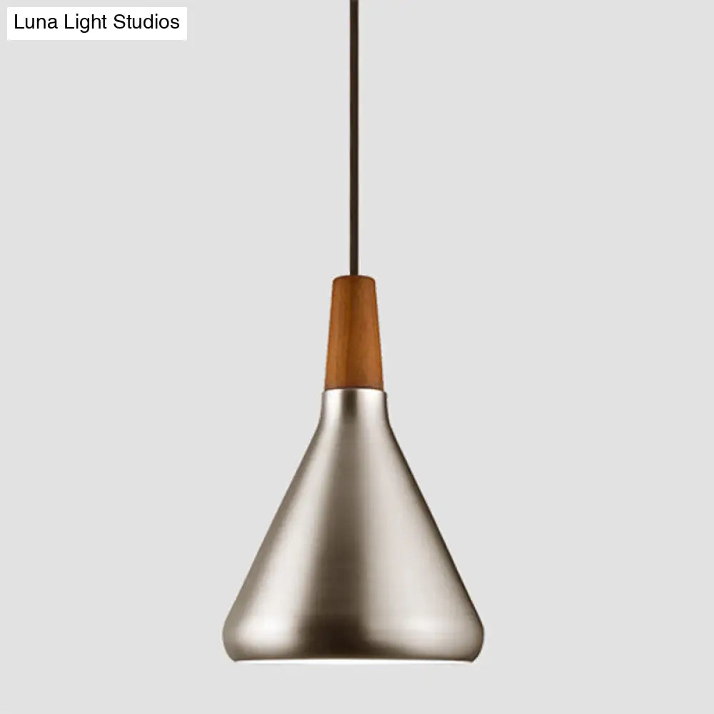 Nordic Conical Metal Suspension Pendant Light for Dining Room - Modern & Stylish Design