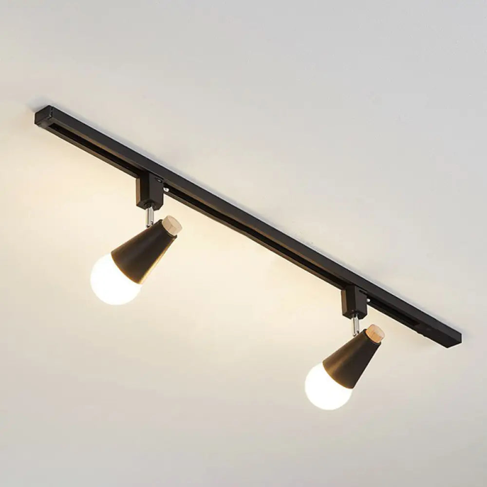 DecorBites™ DecorBites™ Nordic Conical Semi Flush Track Light for Living Room Ceiling
