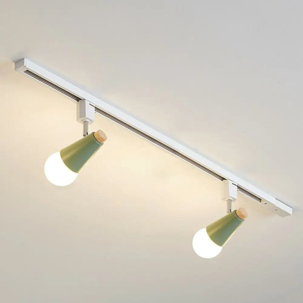 DecorBites™ DecorBites™ Nordic Conical Semi Flush Track Light for Living Room Ceiling