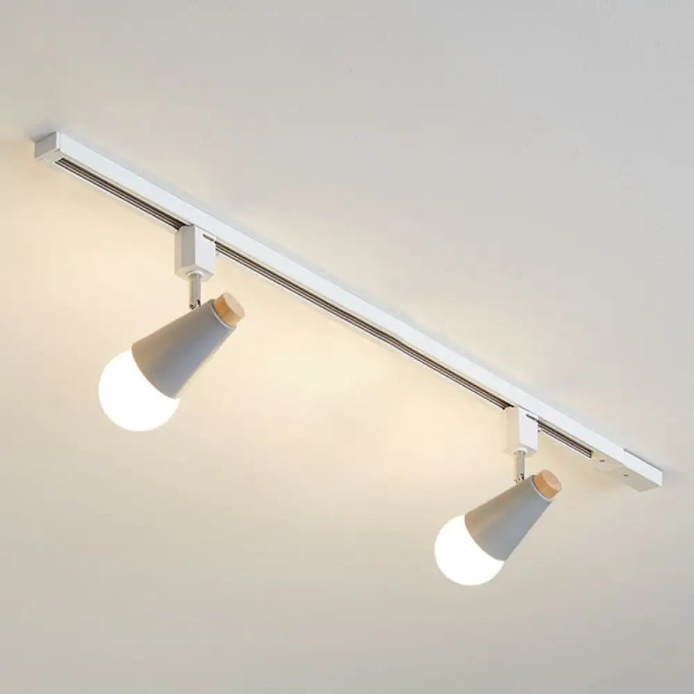 DecorBites™ DecorBites™ Nordic Conical Semi Flush Track Light for Living Room Ceiling