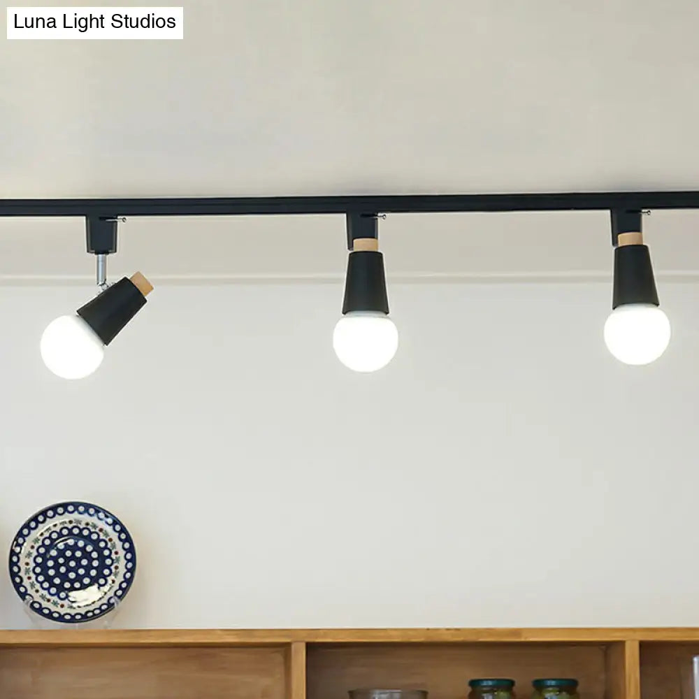 DecorBites™ DecorBites™ Nordic Conical Semi Flush Track Light for Living Room Ceiling