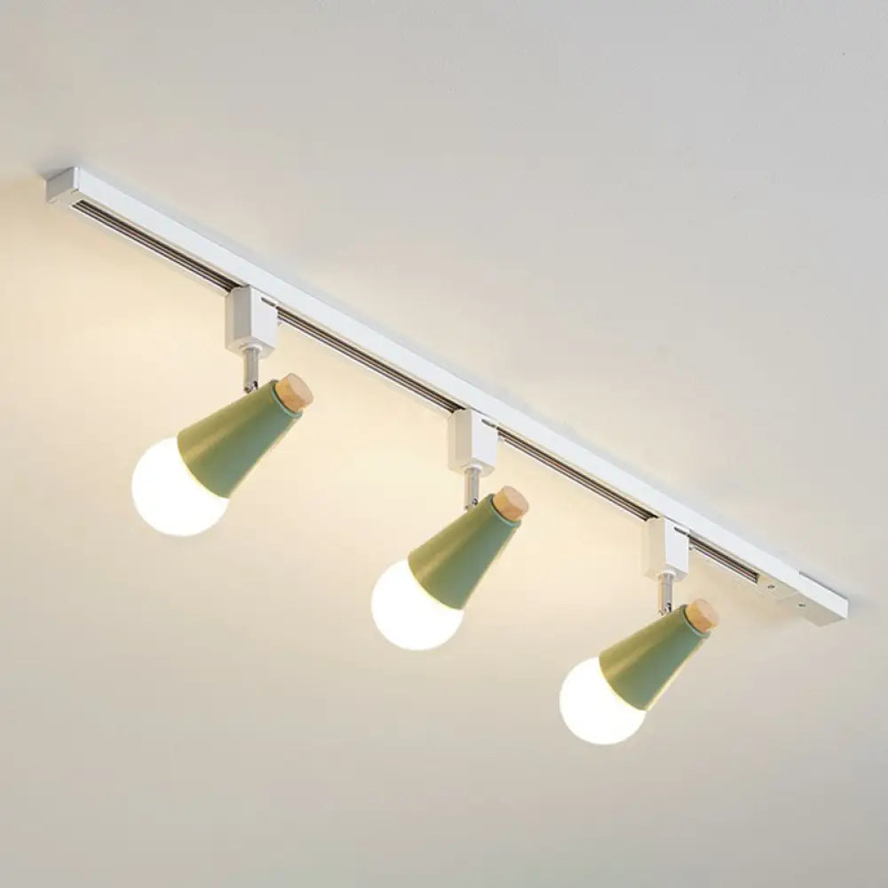 DecorBites™ DecorBites™ Nordic Conical Semi Flush Track Light for Living Room Ceiling