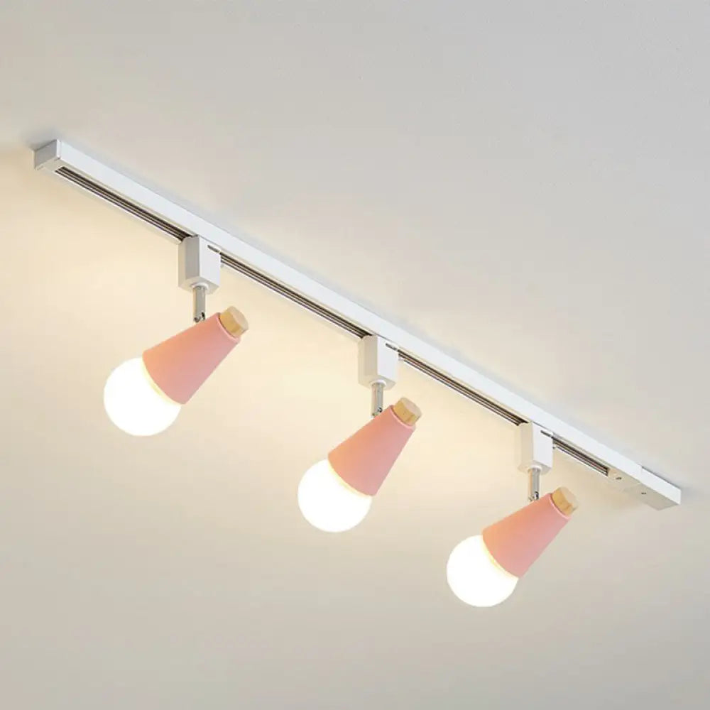 DecorBites™ DecorBites™ Nordic Conical Semi Flush Track Light for Living Room Ceiling