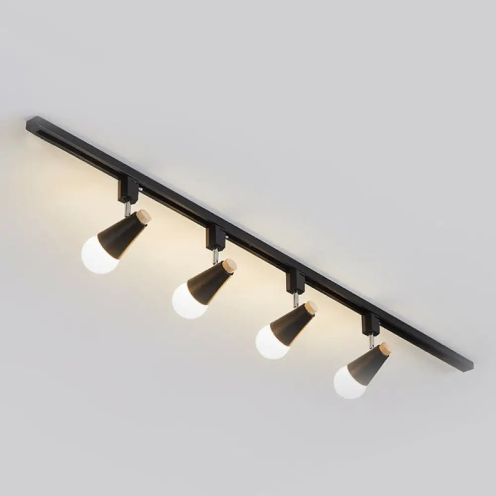 DecorBites™ DecorBites™ Nordic Conical Semi Flush Track Light for Living Room Ceiling