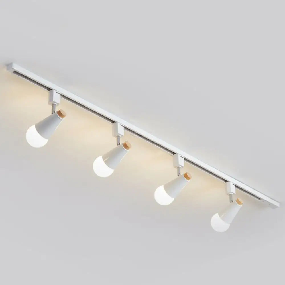 DecorBites™ DecorBites™ Nordic Conical Semi Flush Track Light for Living Room Ceiling