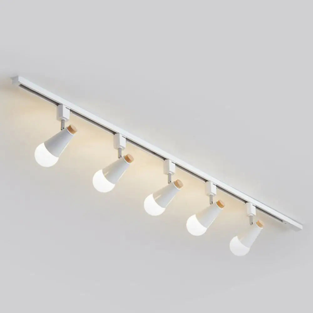 DecorBites™ DecorBites™ Nordic Conical Semi Flush Track Light for Living Room Ceiling