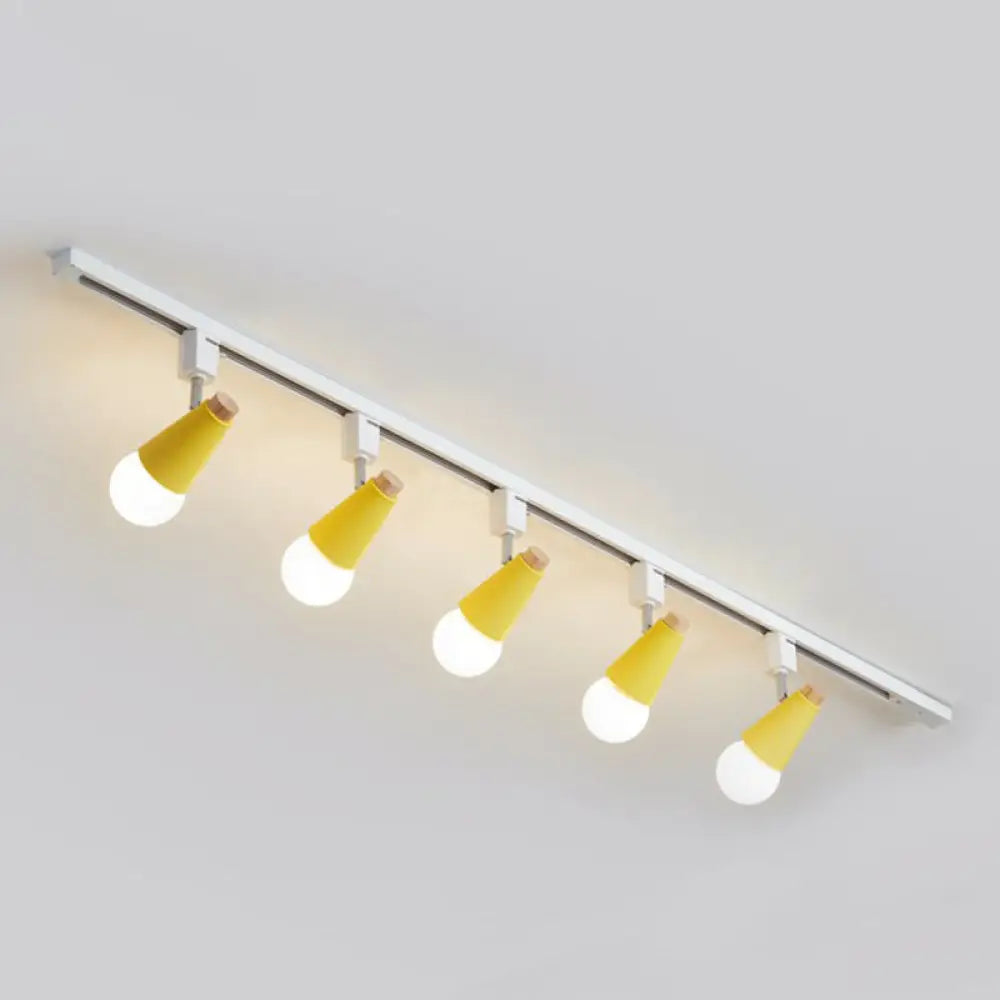 DecorBites™ DecorBites™ Nordic Conical Semi Flush Track Light for Living Room Ceiling