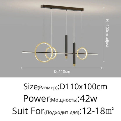 Nordic Contemporary Metal LED Pendant Light - Decorbites