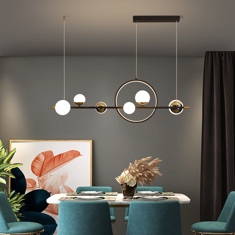 Iron Long Chandelier