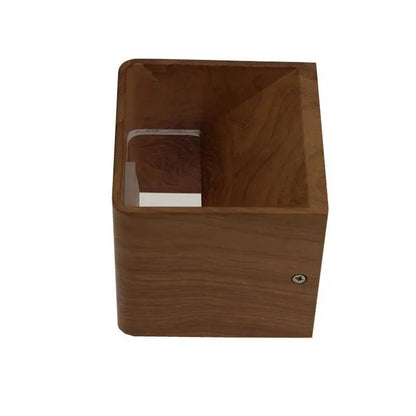 Nordic Faux Wooden Wall Light for Bedroom - Polymer