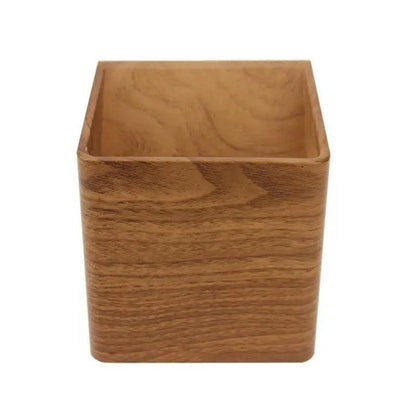 Nordic Faux Wooden Wall Light for Bedroom - Polymer