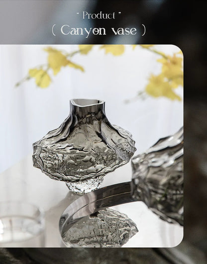 Nordic Frosting Glass Vase - Modern Home Decor - Vase