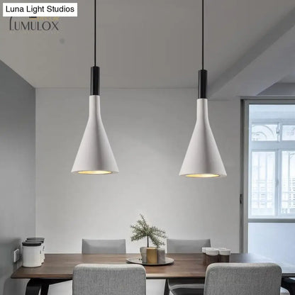 DecorBites™ DecorBites™ Nordic Funnel Style Pendant Light in Aluminum for Dining room Bed side Lighting