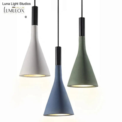 DecorBites™ DecorBites™ Nordic Funnel Style Pendant Light in Aluminum for Dining room Bed side Lighting