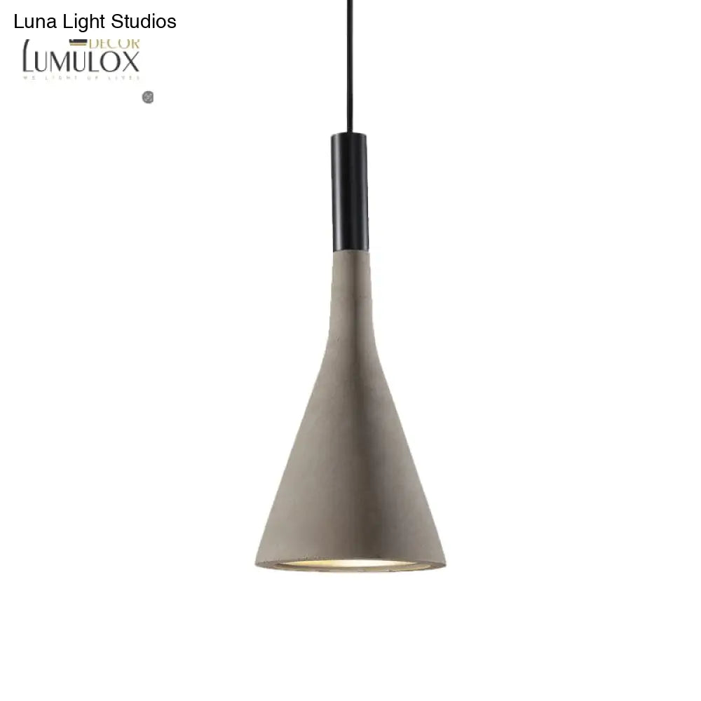 DecorBites™ DecorBites™ Nordic Funnel Style Pendant Light in Aluminum for Dining room Bed side Lighting