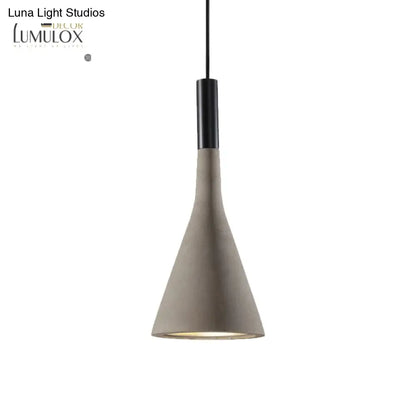 DecorBites™ DecorBites™ Nordic Funnel Style Pendant Light in Aluminum for Dining room Bed side Lighting