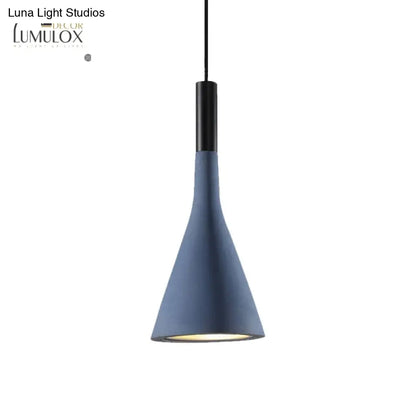 DecorBites™ DecorBites™ Nordic Funnel Style Pendant Light in Aluminum for Dining room Bed side Lighting