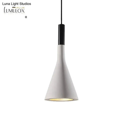 DecorBites™ DecorBites™ Nordic Funnel Style Pendant Light in Aluminum for Dining room Bed side Lighting