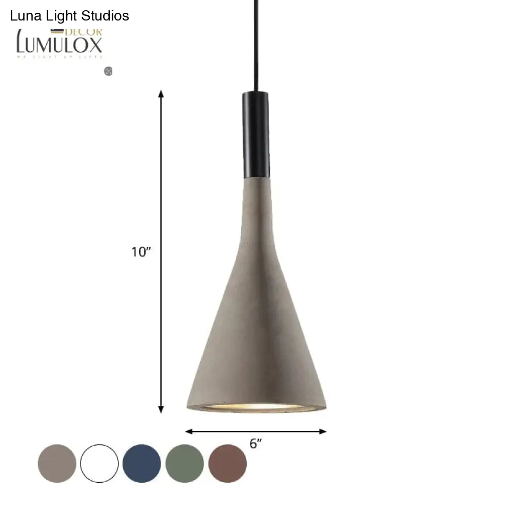 DecorBites™ DecorBites™ Nordic Funnel Style Pendant Light in Aluminum for Dining room Bed side Lighting
