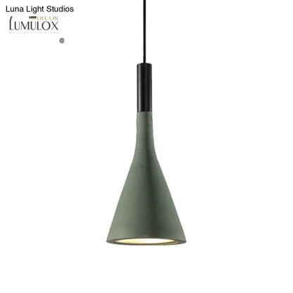 DecorBites™ DecorBites™ Nordic Funnel Style Pendant Light in Aluminum for Dining room Bed side Lighting