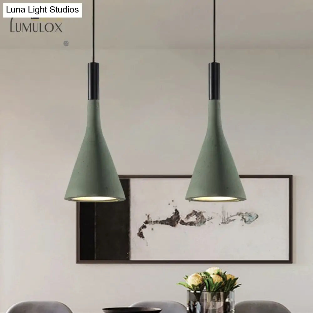 DecorBites™ DecorBites™ Nordic Funnel Style Pendant Light in Aluminum for Dining room Bed side Lighting