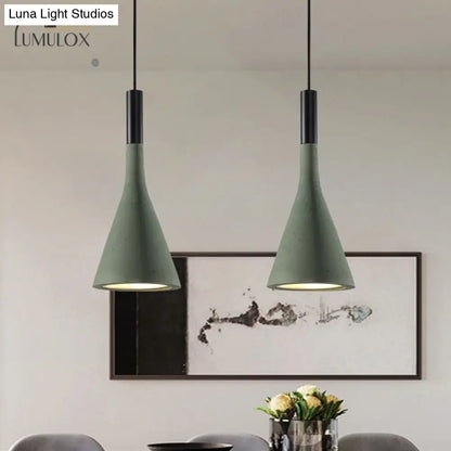 DecorBites™ DecorBites™ Nordic Funnel Style Pendant Light in Aluminum for Dining room Bed side Lighting