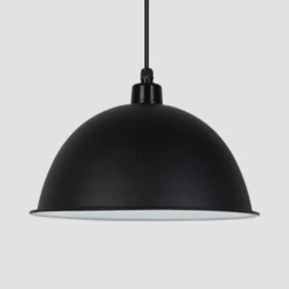 Nordic Gallery Café Aluminum Pendant Lamp: Stylish Bowl Hanging Light