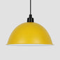 Nordic Gallery Café Aluminum Pendant Lamp: Stylish Bowl Hanging Light