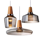 Nordic Glass and Wood Pendant Light - Decorbites