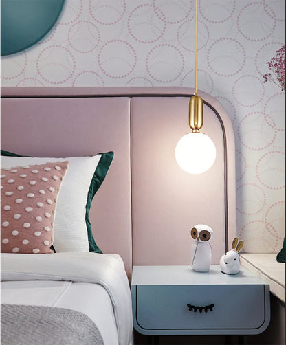 Nordic Glass Ball Pendant Light - Modern Decor