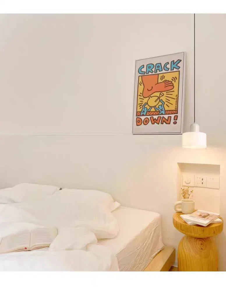 Nordic Glass Chandelier for Bedroom and Bar
