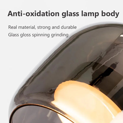 Nordic Glass LED Pendant Chandelier - Modern Luxury