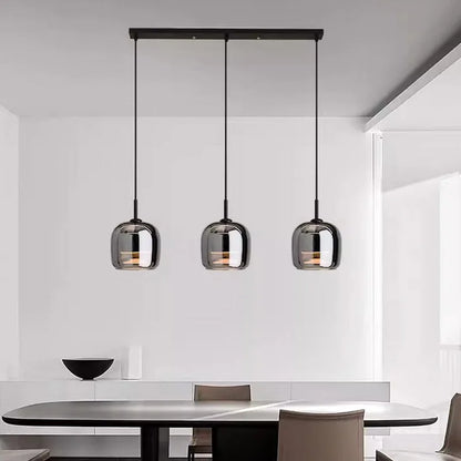 Nordic Glass LED Pendant Chandelier - Modern Luxury