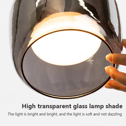 Nordic Glass LED Pendant Chandelier - Modern Luxury