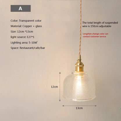 Nordic Glass Pendant Light in Brown and Polished Chrome - Decorbites