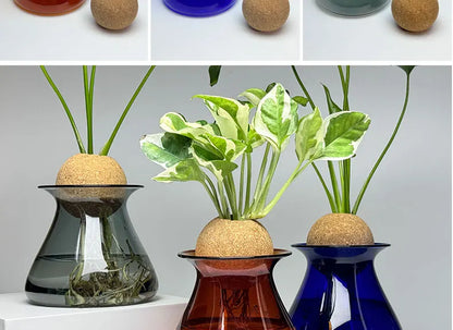 Nordic Glass Vase for Home Decor - Small Transparent Vase - Vase