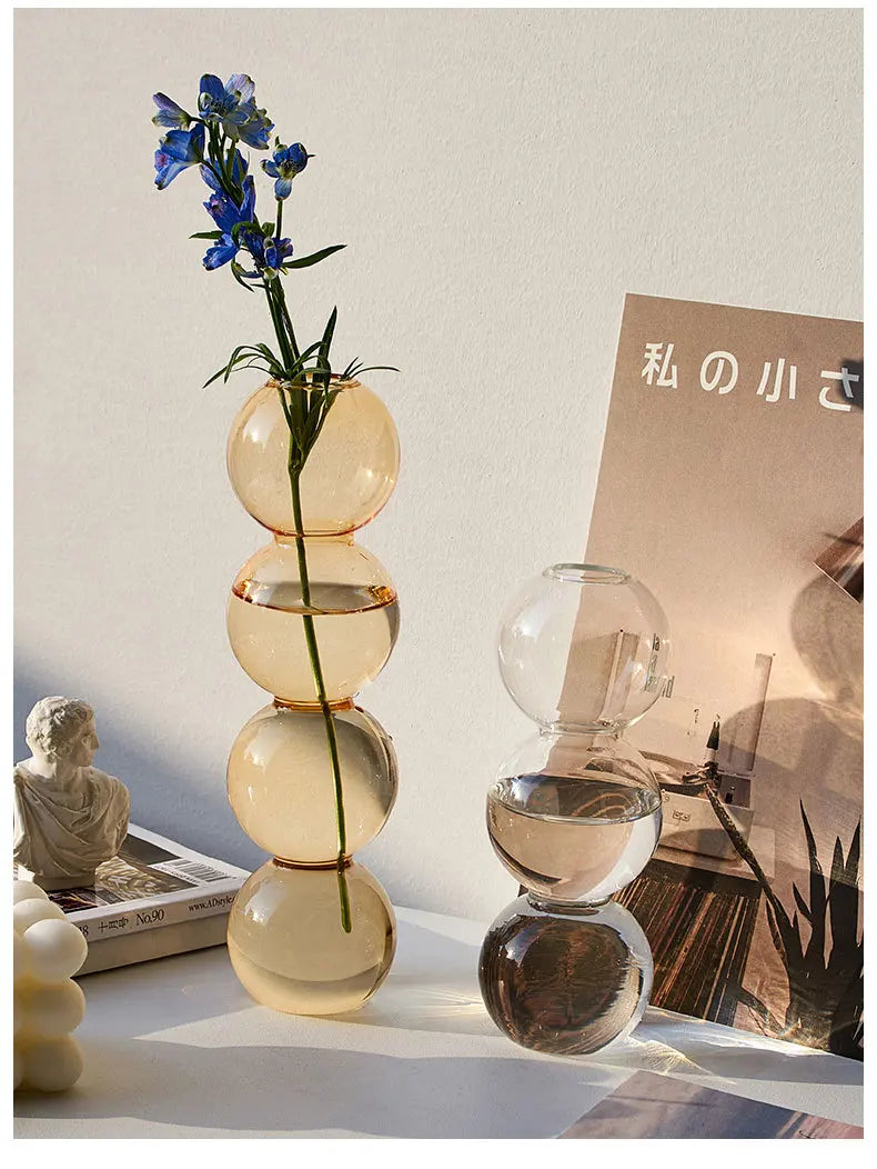 Nordic Glass Vase - Home Decoration Gift