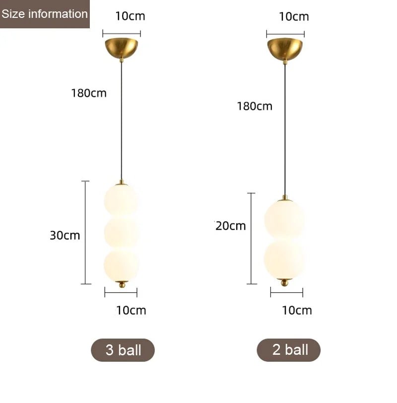 Nordic Gold 4-Globe Metal Pendant Light - Decorbites