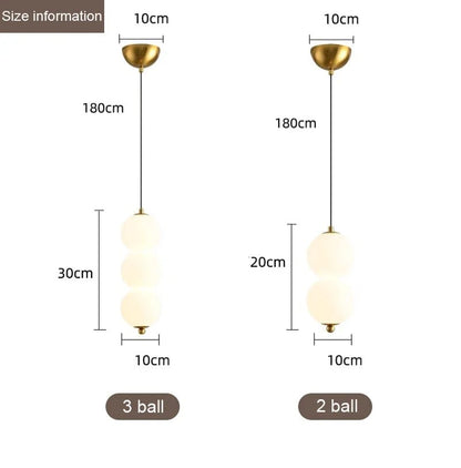 Nordic Gold 4-Globe Metal Pendant Light - Decorbites